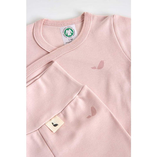 3-delige set van biologisch katoen newborn set