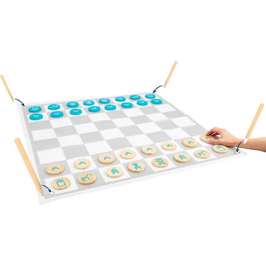 Dammen en Schaken XXL “Actief” | Spelletjes in de tuin | 100% FSC
