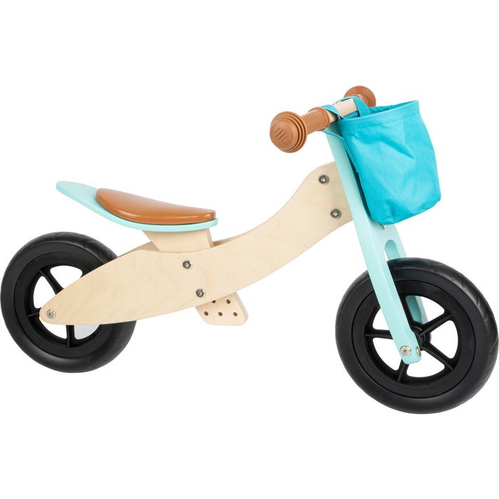 Loopfiets Trike Maxi 2 In 1 Turkoois | Wielen | Houten speelgoed